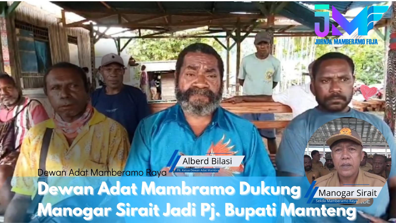 Dewan Adat Dukung Manogar Sirait Di Lantik Menjadi Penjabat Bupati Mamteng