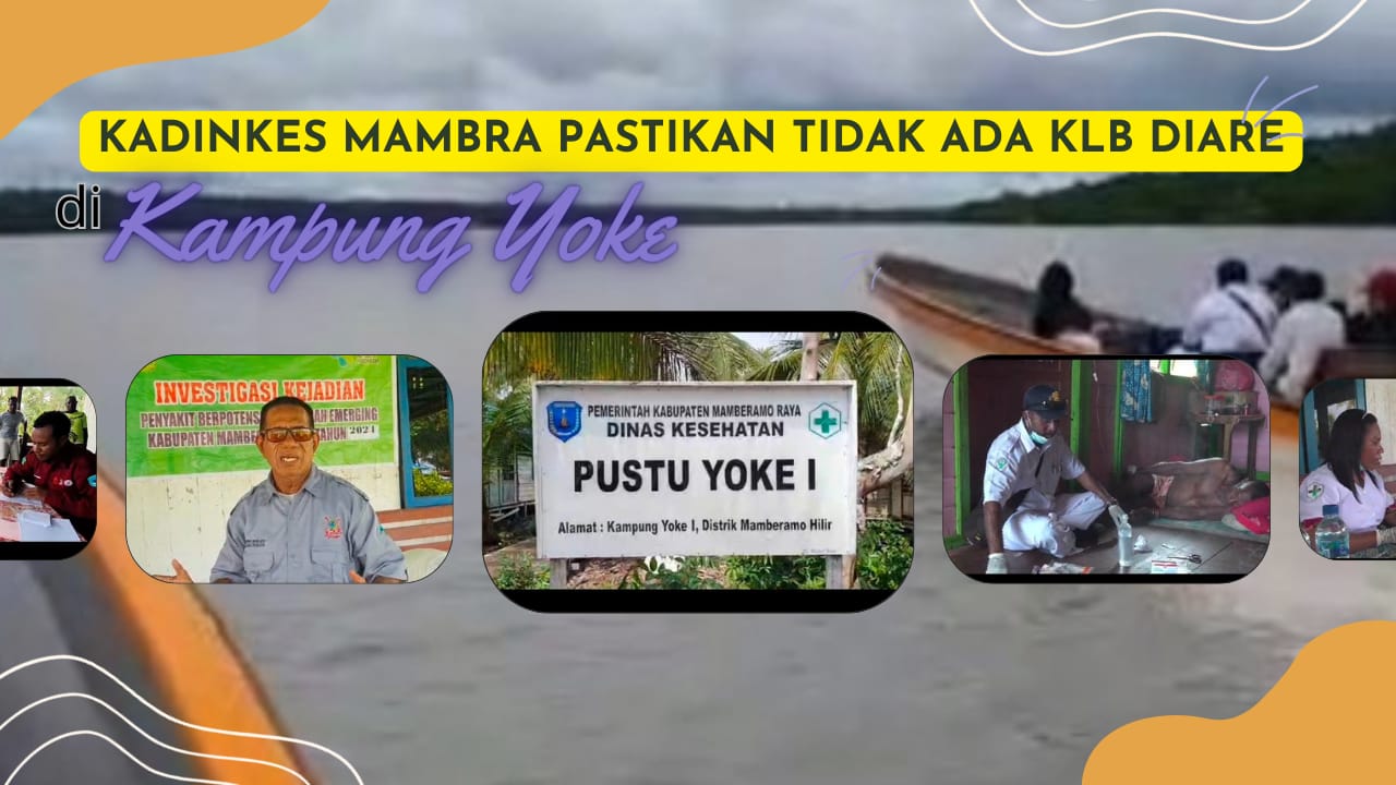 Kadinkes Mambra Pastikan Tidak Ada KLB Diare di Kampung Yoke