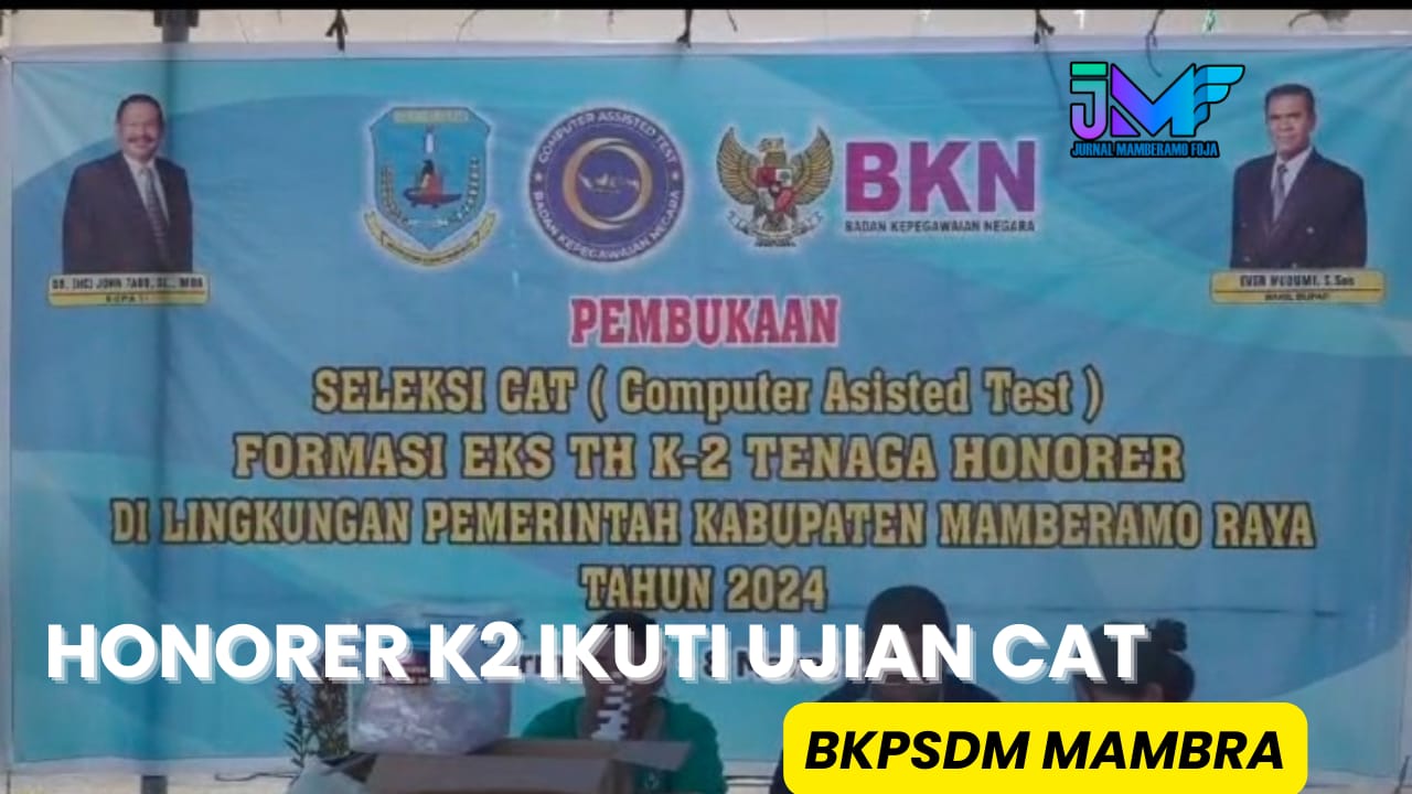 Akhirnya Honorer K2 Dan Tenaga Kontrak Mamberamo Raya Ikuti Ujian CAT