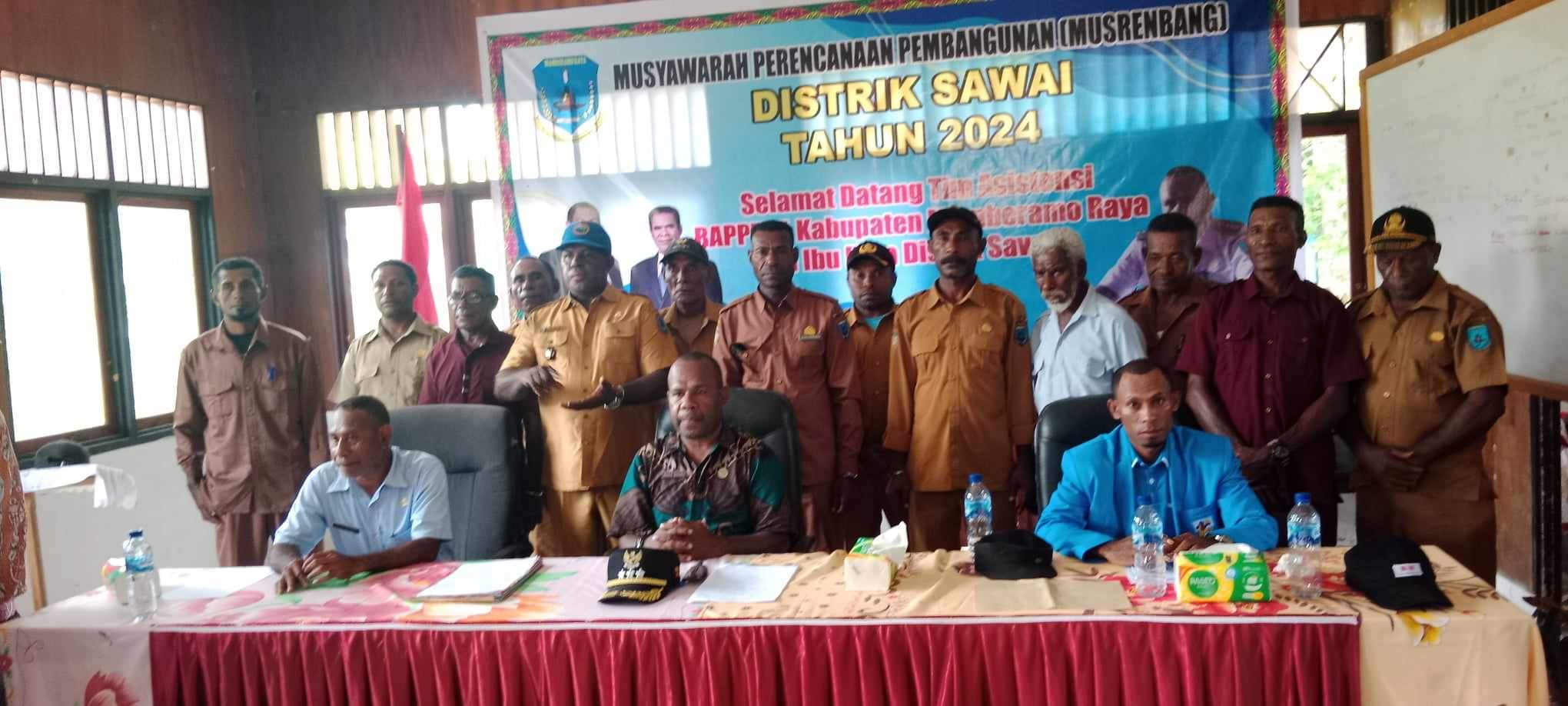 Distrik Sawai Sukses Gelar Musrenbang RKPD dan Otsus