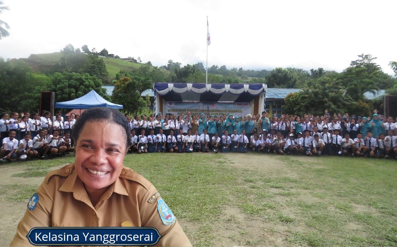 200 Siswa SMPN 1 Sentani Ikuti Sosialisasi Pencegahan Narkoba dan Literasi Digital