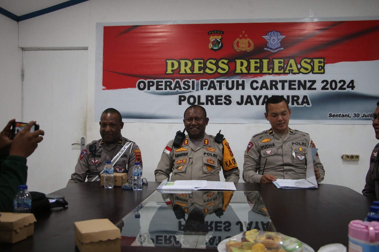 Pelaksanaan Operasi Patuh Cartenz 2024 Polres Jayapura Dinyatakan Selesai, Ini Hasilnya