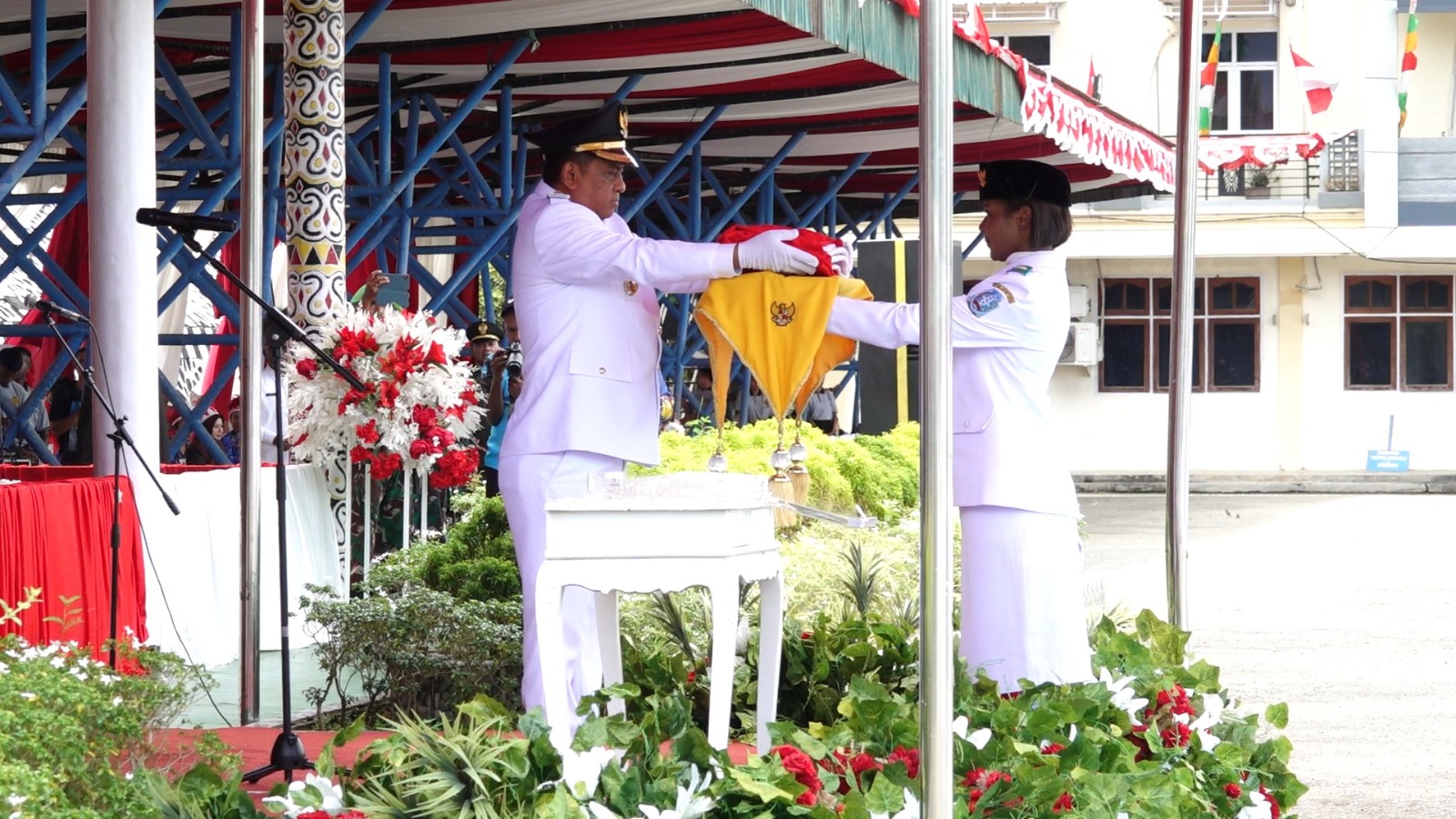 Upacara HUT RI: PJ. Bupati Semuel, Beri Pesan Ini Pada Pimpinan OPD