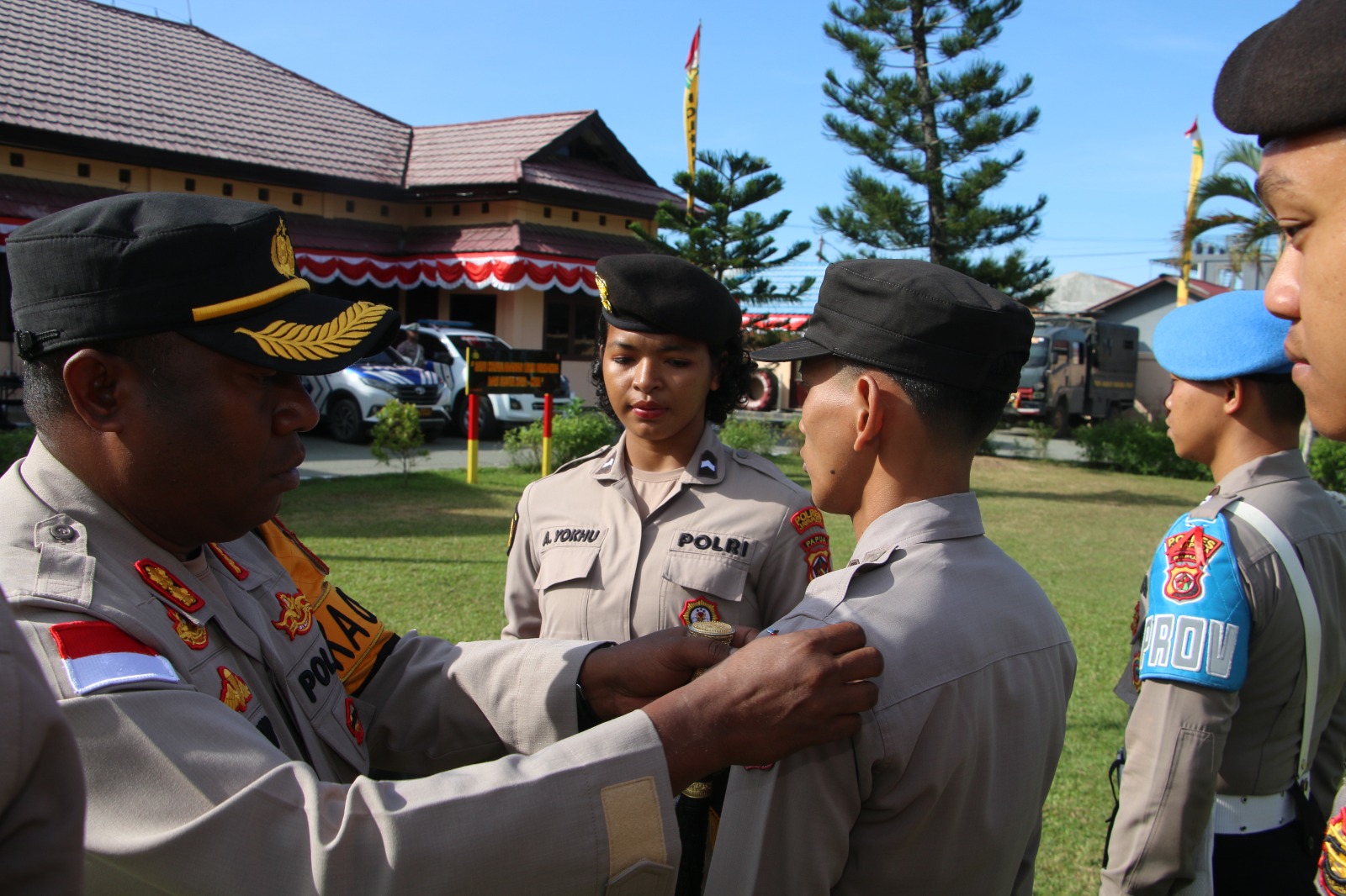 Persiapan Pengamanan Pilkada, Kapolres Jayapura Gelar Pasukan Operasi Praja Cartenz