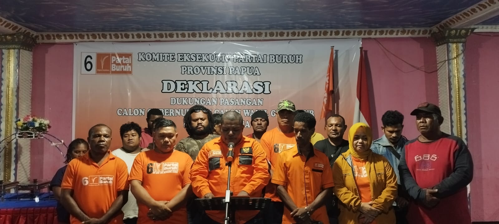 Partai Buruh Deklarasikan Dukungan untuk Menangkan MDF dan AR di Pilgub Papua 2024